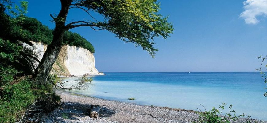 Strand på Rügen
