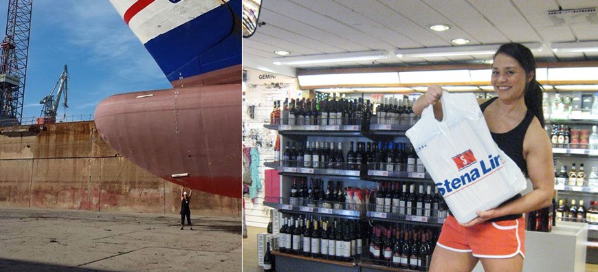 Vaike lyfter Nautica och tränar BORDERFIT