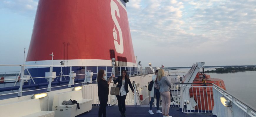 Stena Spirit på väg till Polens Riviera