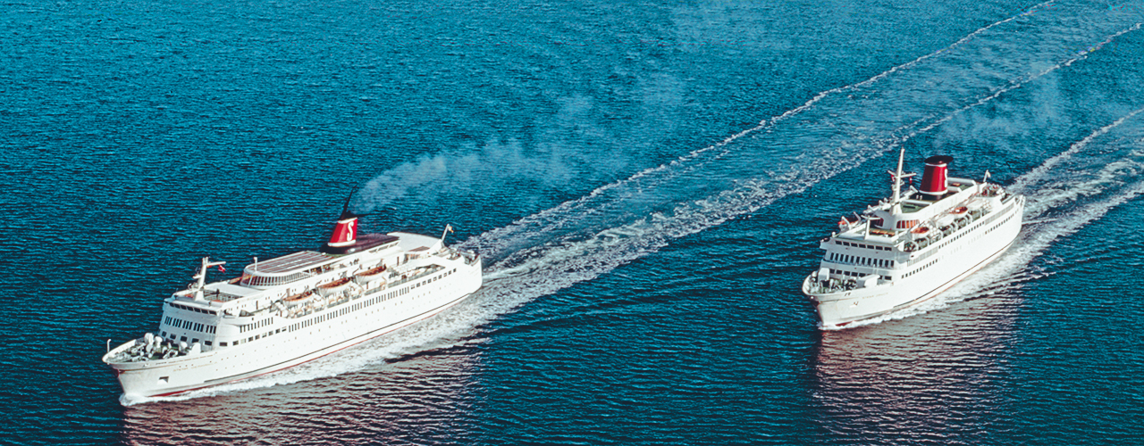 Stena Danica och Stena Germanica 1970