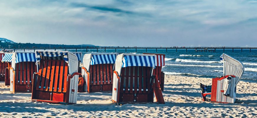 Sandstrand i Binz.
