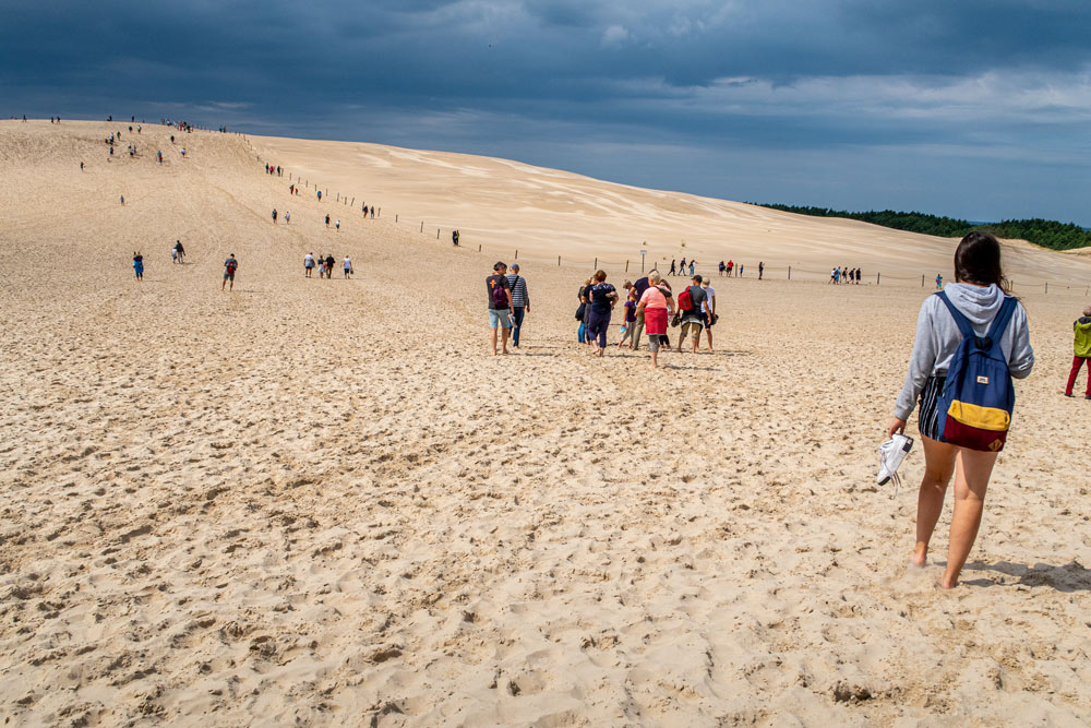 Sanddynorna utanför Leba kallas för Polens sahara.
